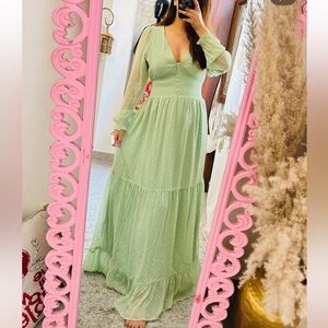 Patrons of Peace Mint Green Dress